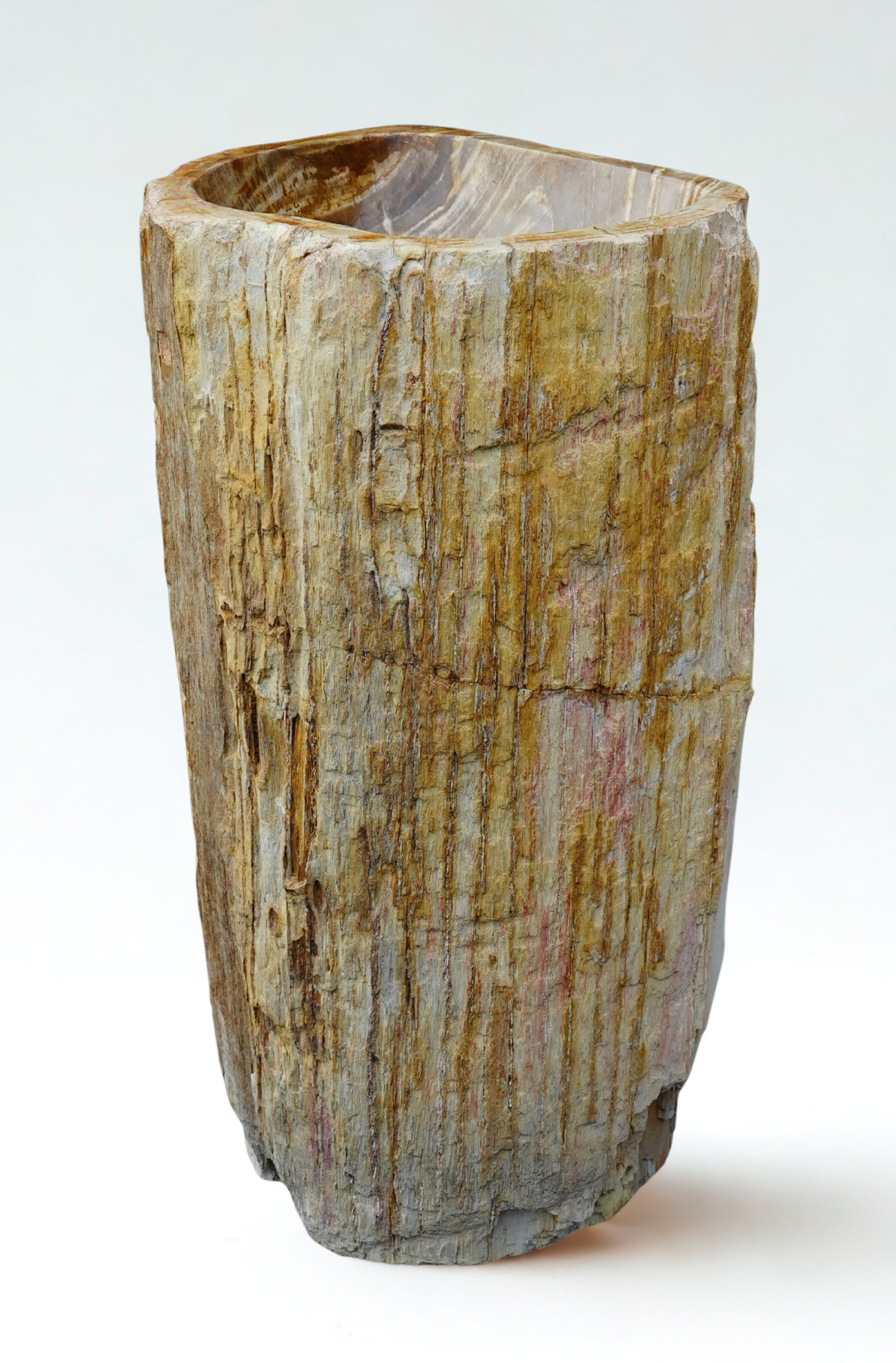 Vasque bois pétrifié